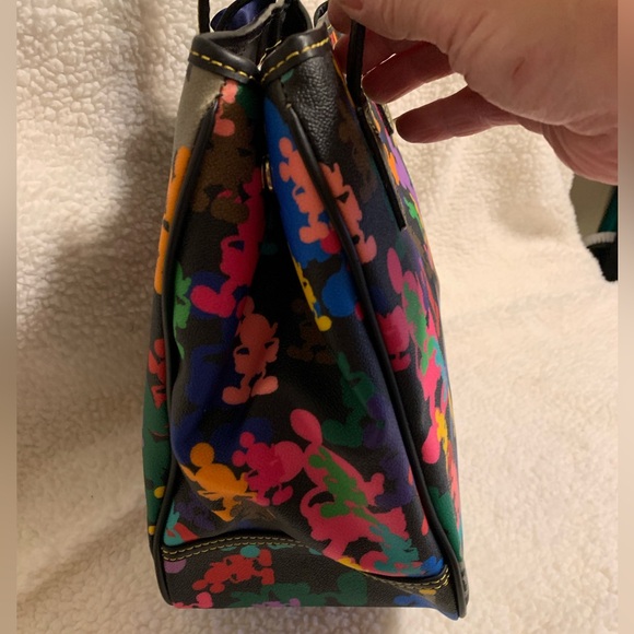 NWT Dooney & Bourke Disney 2010 Wonder Mickey Silhouettes Med Tote/Shoulder Bag - Picture 4 of 16